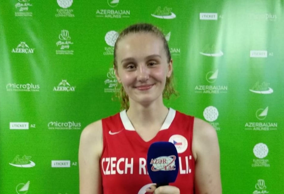 Чешская баскетболистка Сара Шпелинова: Мы стремимся стать чемпионами ЕЮОФ Баку-2019