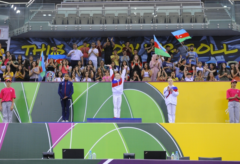 Rusiya gimnastları “Bakı 2019”da daha iki medal qazanıblar