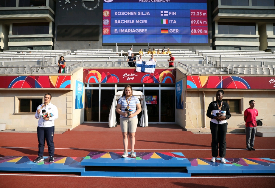 Avropa Gənclər Olimpiya Festivalının atletika yarışlarının beşinci gününə yekun vurulub