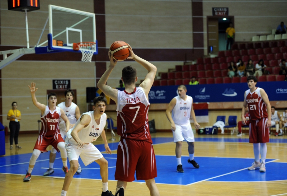 Türkiyənin oğlan basketbolçuları festivalın finalında ispaniyalı atletlərlə qarşılaşacaqlar