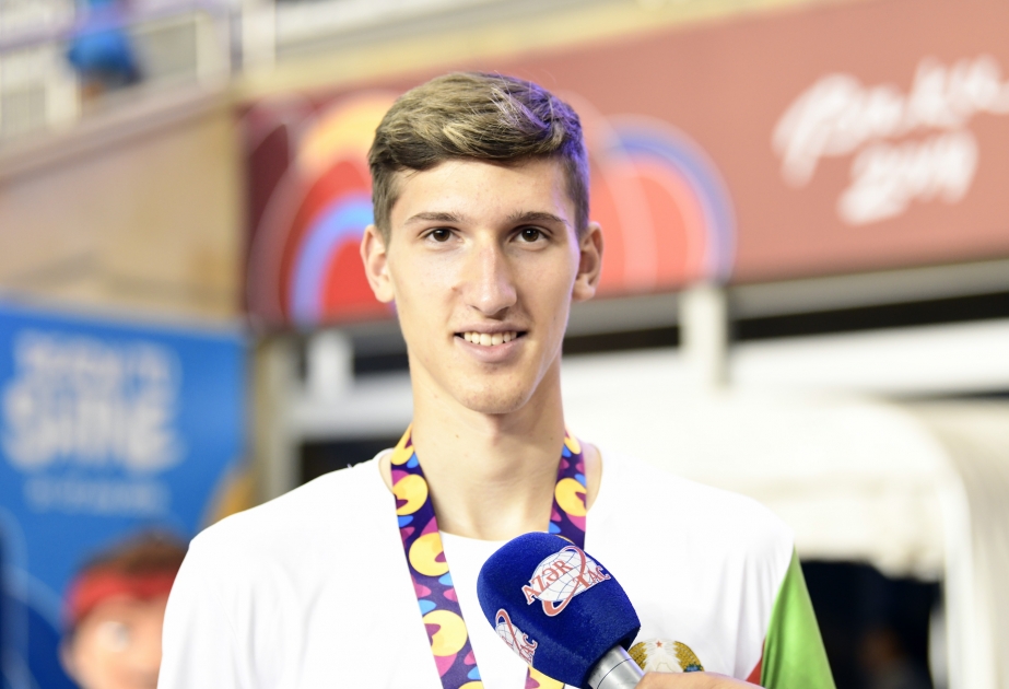 Belarus atleti Huptar Yahor: “EYOF 2019” mənim beynəlxalq yarışlarda debütümdür