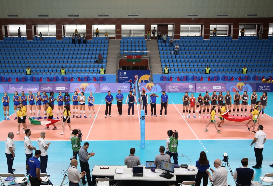 Festivalın voleybol yarışlarında üçüncü yer uğrunda oyunda Türkiyə və İtaliya milliləri qarşılaşırlar