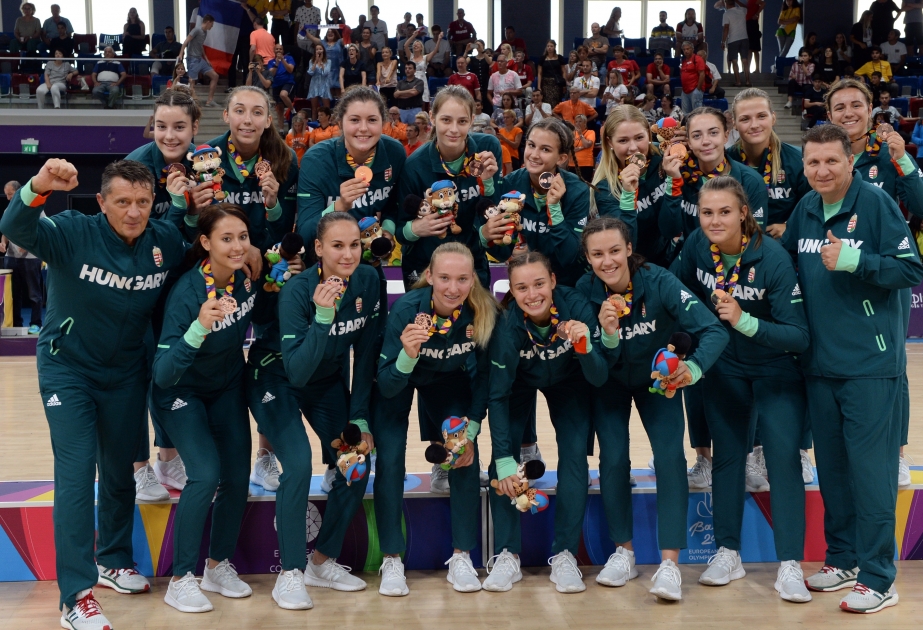 “EYOF Bakı 2019”: Qız həndbolçuların yarışında bürünc medallara Macarıstan idmançıları sahib olublar