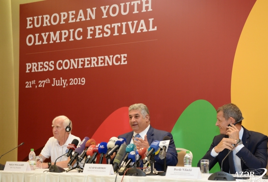 Azad Rahimov: El XV Festival Olímpico de Verano de la Juventud Europea se celebró a un alto nivel