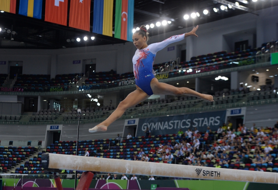 XV Avropa Gənclər Yay Olimpiya Festivalında idman gimnastikası yarışları davam edir
