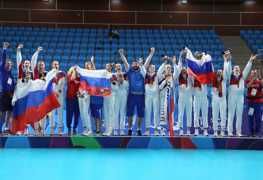 Rusiyanın voleybolçu qızları “EYOF Bakı 2019”un çempionu olublar VİDEO