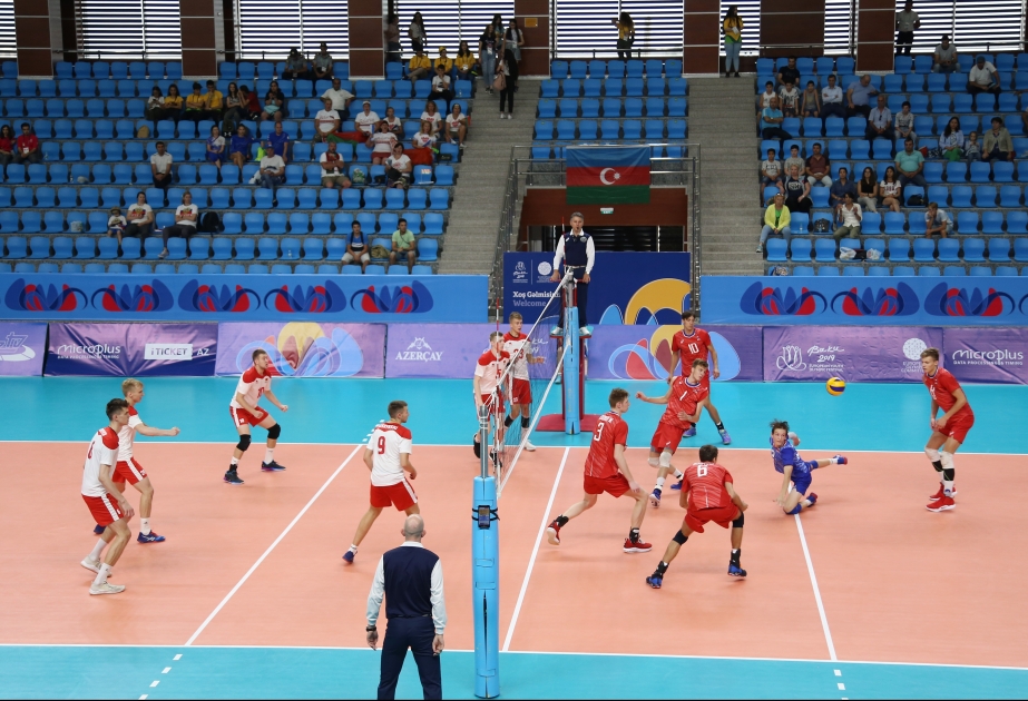 Oğlan voleybolçulardan ibarət Rusiya milli komandası “EYOF Bakı 2019”un bürünc medalına sahib olub