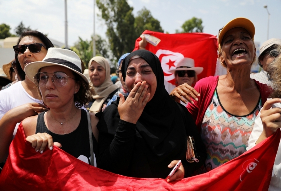 Tunisdə mərhum Prezident Beji Kaid əs-Sebsi ilə vida mərasimi keçirilib