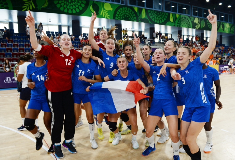 Französische Handballspielerinnen gewinnen EYOF Baku 2019