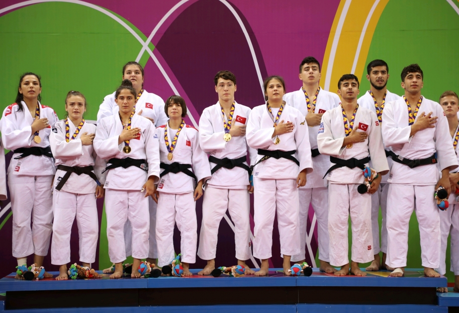 Turkey wins judo team competition at EYOF Baku 2019