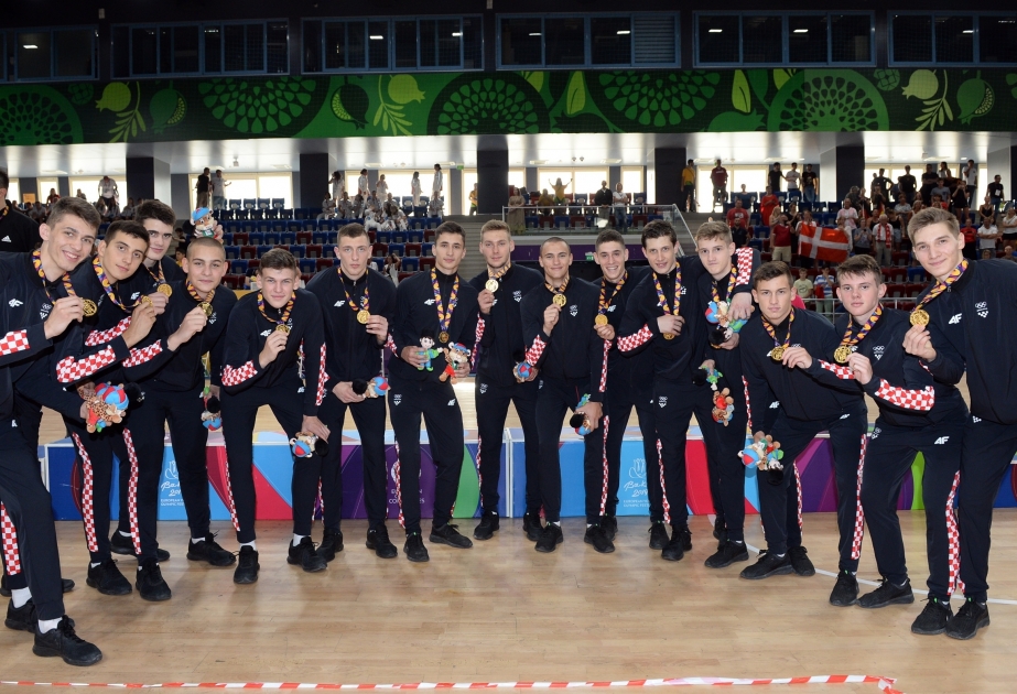 Equipo croata de balonmano masculino se adjudica el título del FOJE Bakú 2019