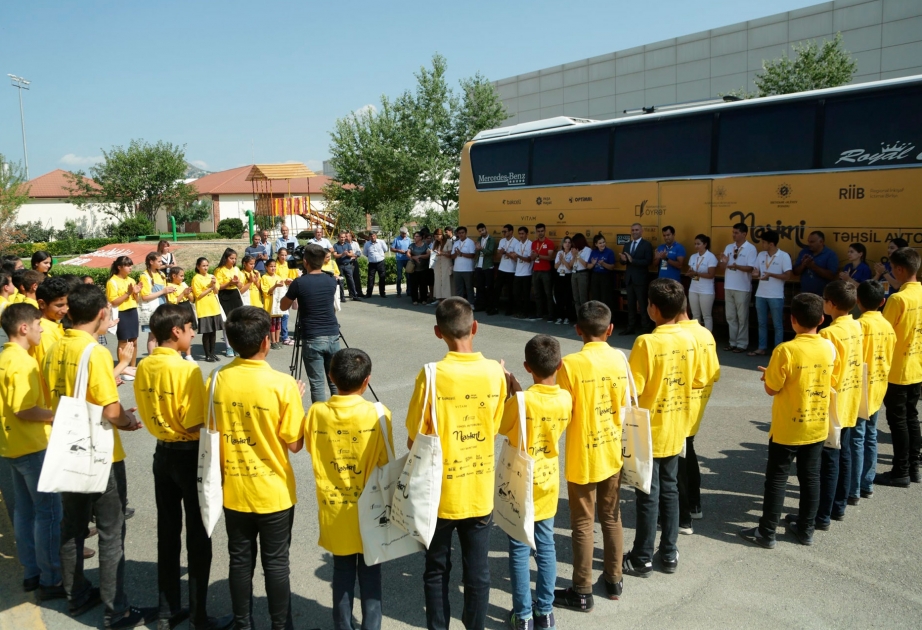 “Təhsil avtobusu – Nəsimi” yay məktəbi Şamaxıda yekunlaşıb