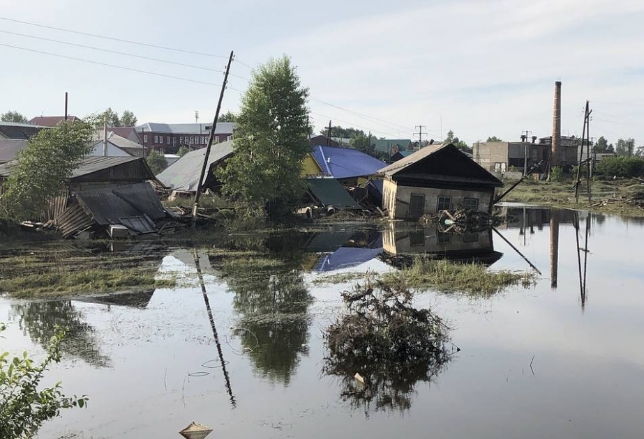 Rusiyanın İrkutsk vilayətində 475 ev suyun altında qalıb