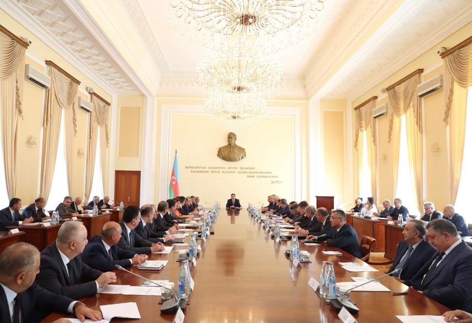 Le Conseil des ministres s’est réuni sous la présidence du Premier ministre Novrouz Mammadov
