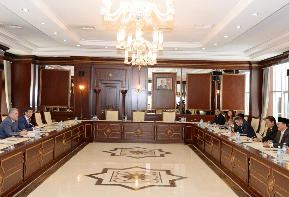 Se discutieron las relaciones interparlamentarias entre Azerbaiyán e Indonesia