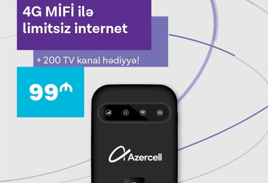 ®  Новая 4G MiFi кампания от Azercell