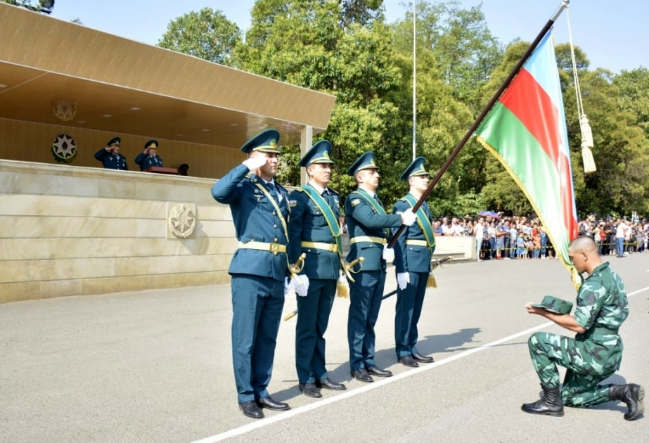 Gənc sərhədçilər Vətənə sədaqət andı içiblər