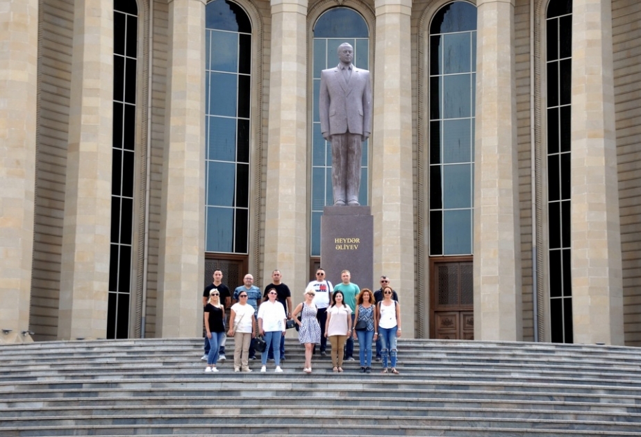 Türkiyənin bir qrup hərbi qulluqçusu Azərbaycanda səfərdədir