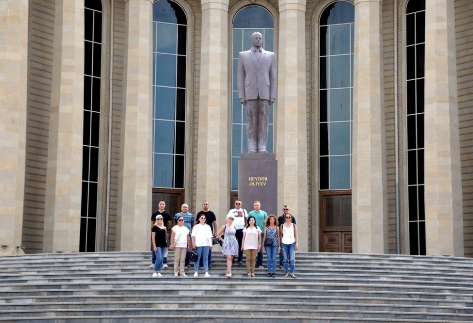 Türkische Armeeangehörige zu Besuch in Aserbaidschan