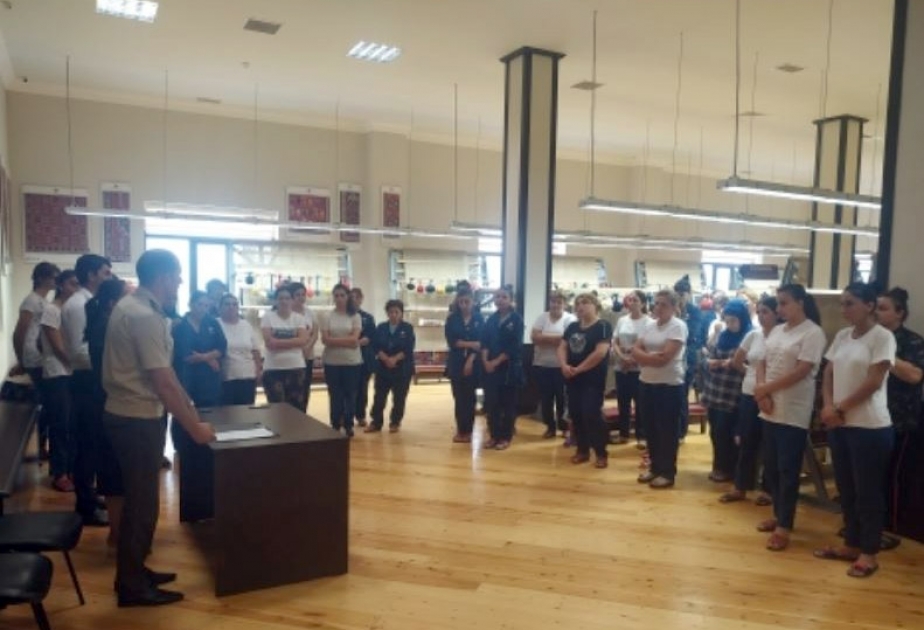 Müəssisələrin kollektivlərinin fövqəladə hadisələr zamanı davranış qaydalarına dair bilikləri təkmilləşdirilir