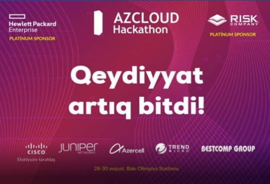 Названия команд, которые примут участие в AZCLOUD Hackathon 2019, будут обнародованы 8 августа
