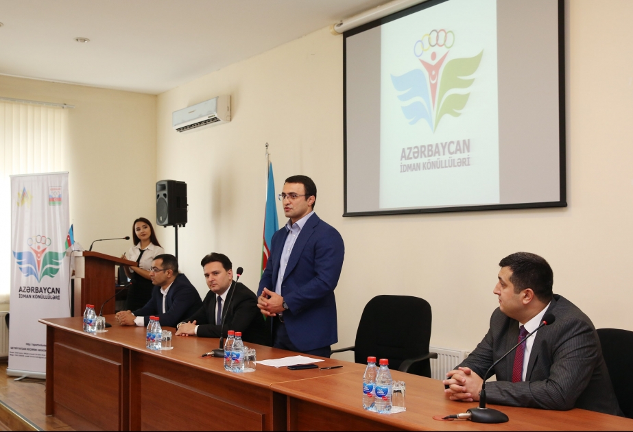 Azərbaycan İdman Könüllüləri İctimai Birliyinin təqdimat mərasimi keçirilib
