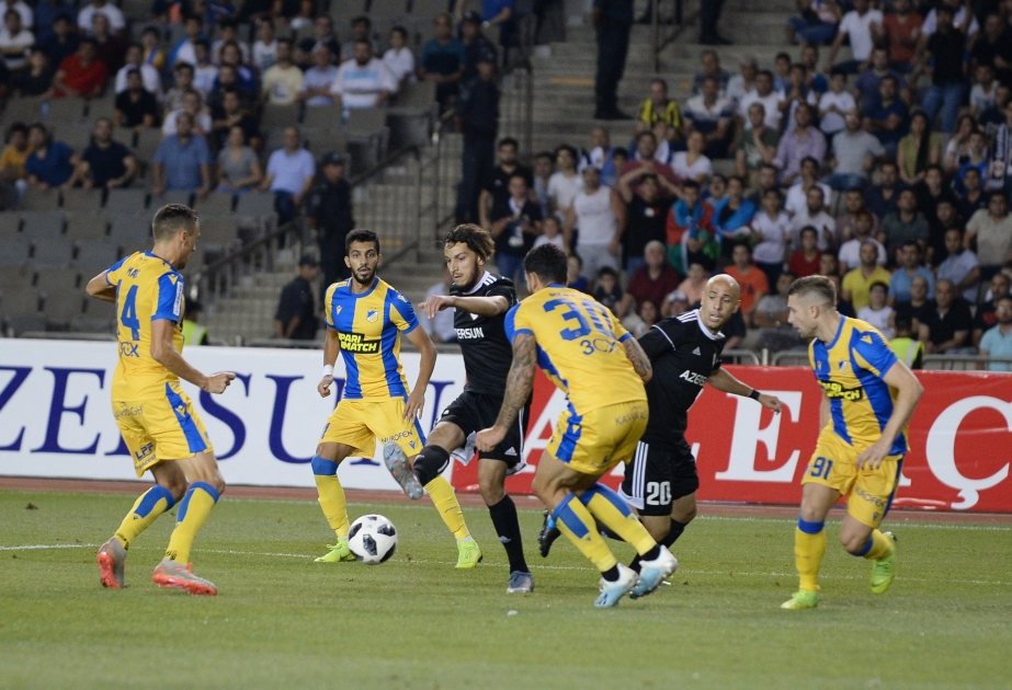 “Qarabağ” və APOEL oyunun birinci hissəsi başa çatıb