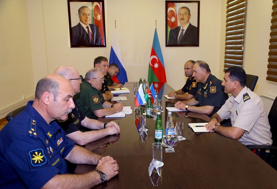 Una delegación del Ministerio de Defensa ruso efectúa una visita de trabajo a Azerbaiyán