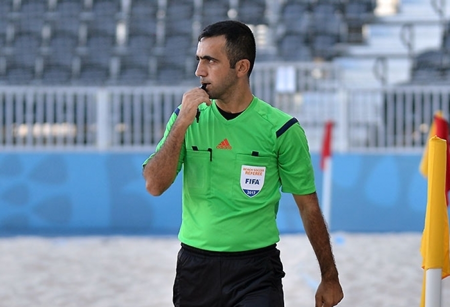 El árbitro azerbaiyano de la FIFA es nombrado para la Copa Europea de Fútbol Playa