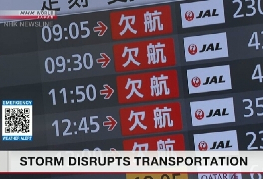 'Krosa' provoca suspensiones en el transporte de Japón