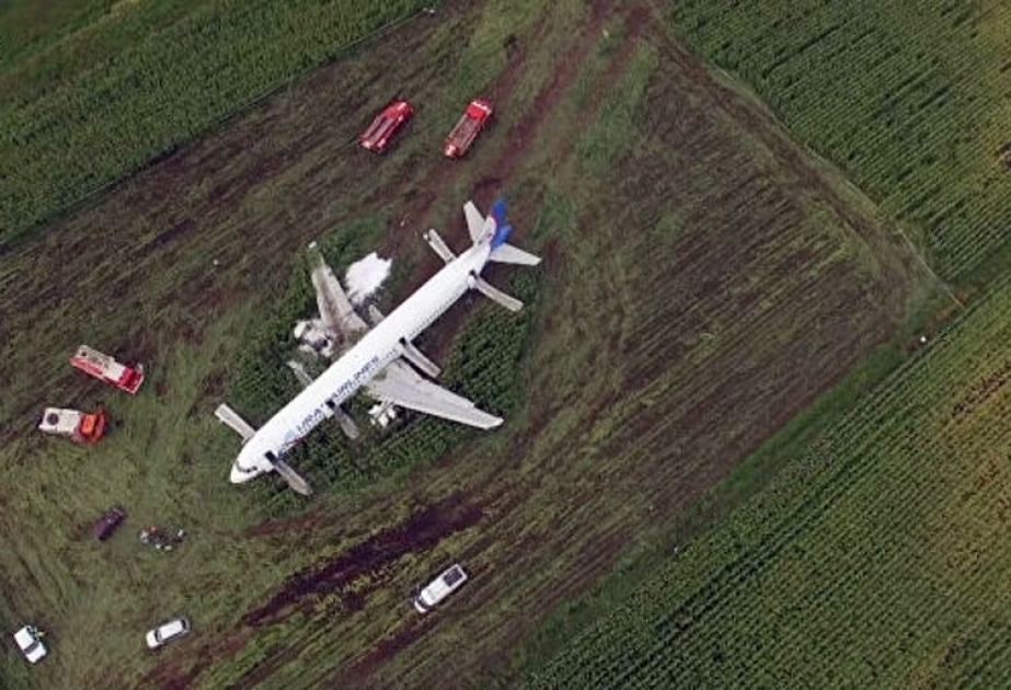 Plane crash landing in Moscow region leaves 55 injured