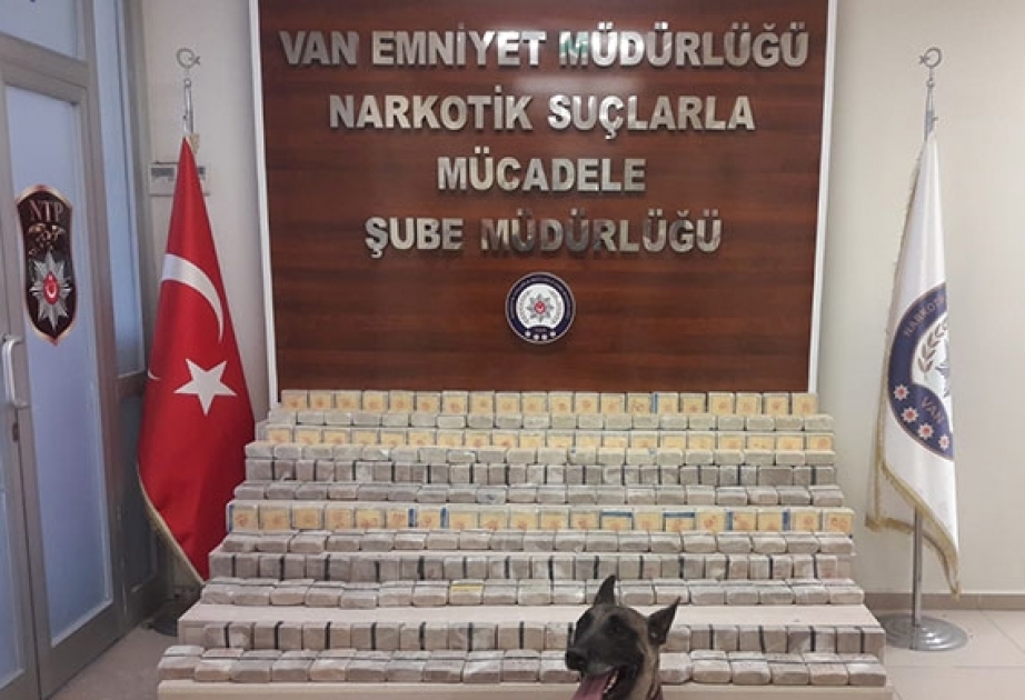 Türkiyə polisi 110 kiloqramdan çox narkotik vasitə ələ keçirib