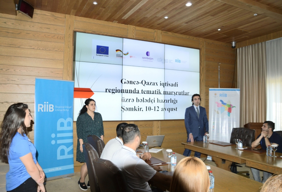 Gəncə-Qazax regionunun turizm bələdçiləri üçün təlim keçirilib