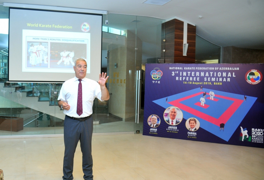 Dünya Karate Federasiyasının Hakimlər Komissiyası Bakıda seminar təşkil edib VİDEO