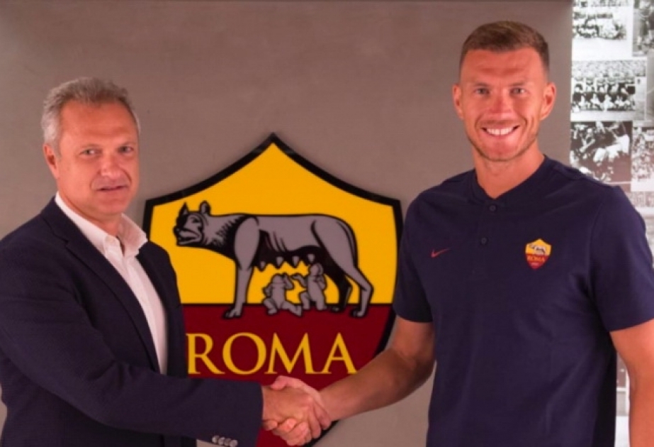 “Roma” klubu hücumçu Edin Dzeko ilə müqavilənin müddətini uzadıb VİDEO