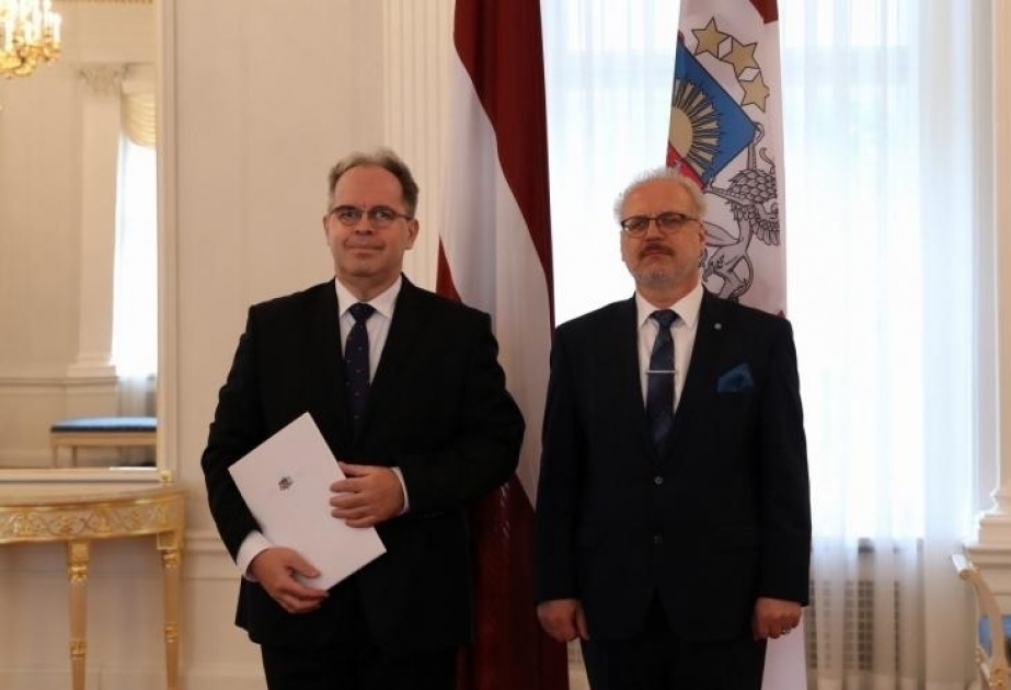 拉脱维亚新任驻阿塞拜疆大使