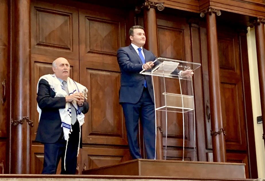 Los-Anceles sinaqoqunda Azərbaycanın tolerantlığına dair təqdimat keçirilib