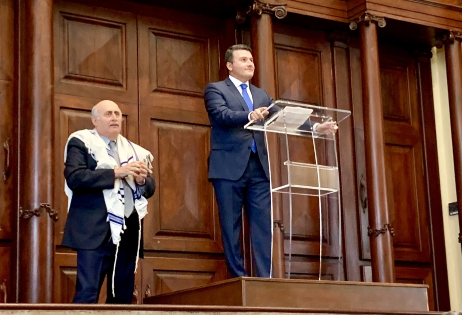 En la Sinagoga de Los Ángeles se celebra un evento dedicado a las tradiciones de tolerancia de Azerbaiyán