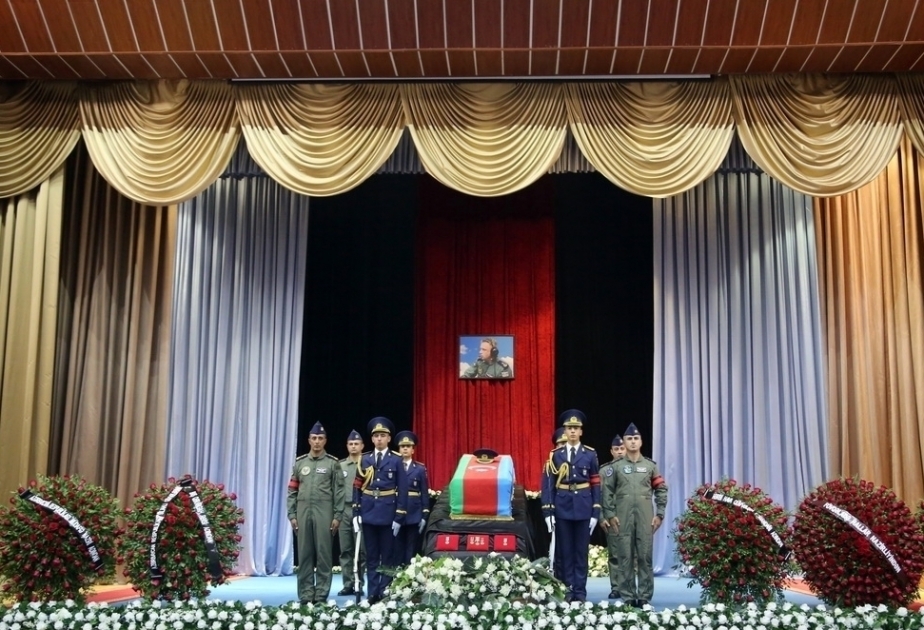 Farewell ceremony held for Azerbaijani military pilot Rashad Atakishiyev