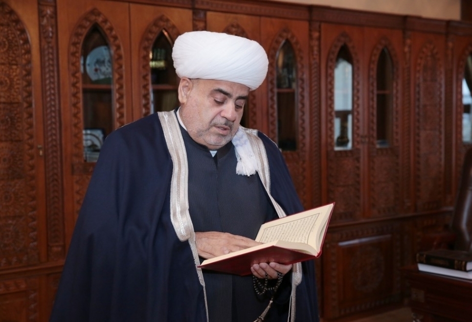 Sheik-ul-Islam Allahshukur Pashazadeh visitó Chechenia