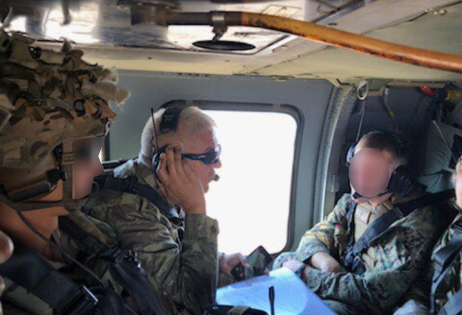 Türkiyə və ABŞ komandanları Suriya ərazisində helikopterlə birgə uçuş həyata keçiriblər