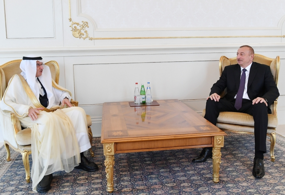 伊利哈姆·阿利耶夫总统接见伊斯兰合作组织秘书长