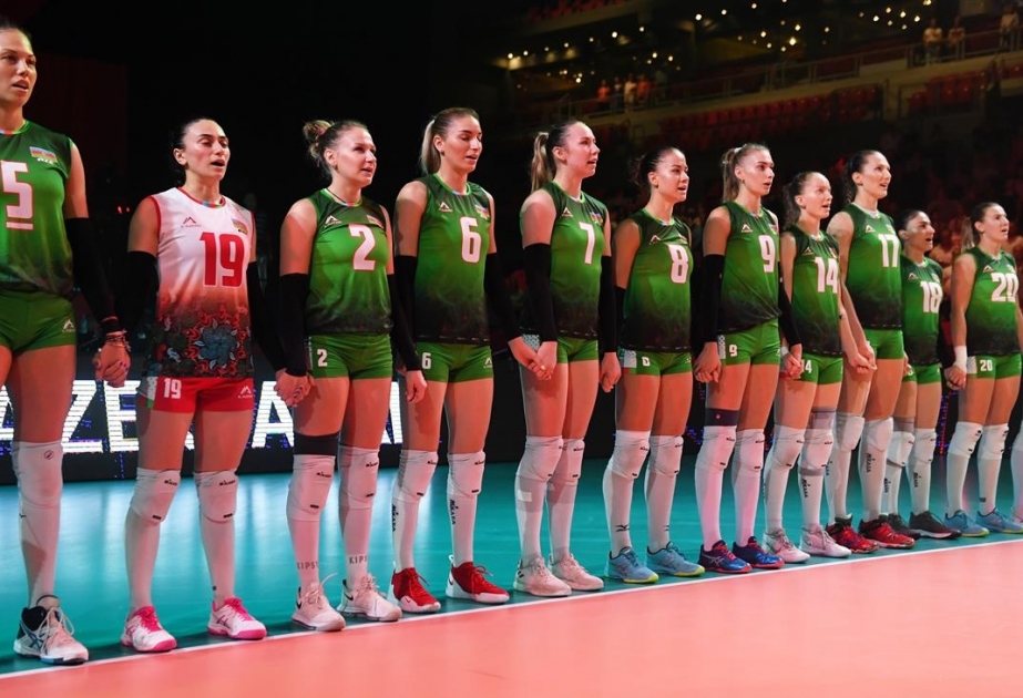 Qadın voleybolçulardan ibarət Azərbaycan millisi Avropa çempionatında ikinci qələbəsini qazanıb
