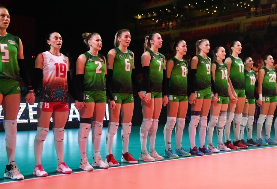 Volleyball-EM der Frauen: Aserbaidschanische Nationalmannschaft feiert ihren zweiten Sieg