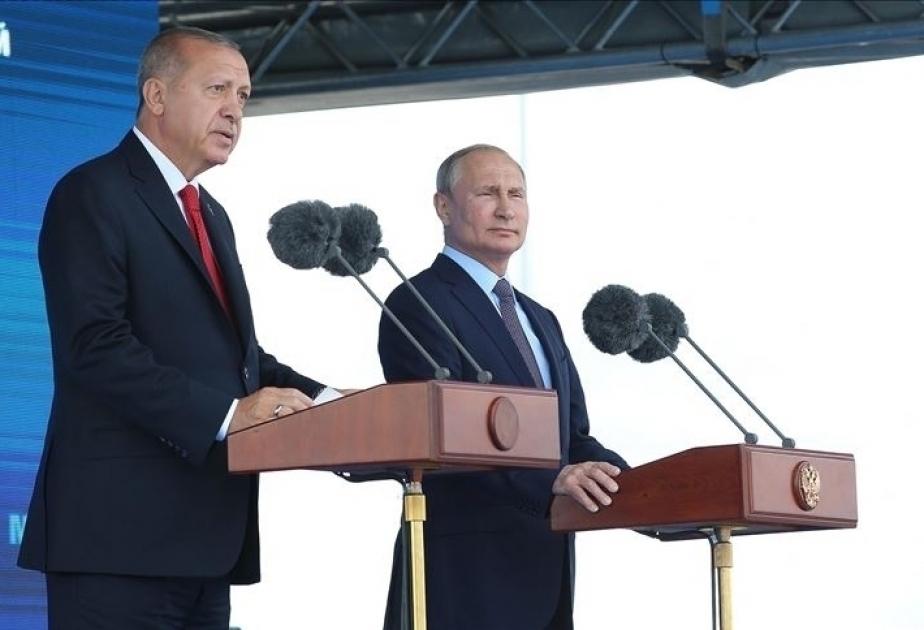 Turkish, Russian leaders attend inauguration ceremony of International Aviation and Space Salon MAKS-2019 in Moscow
