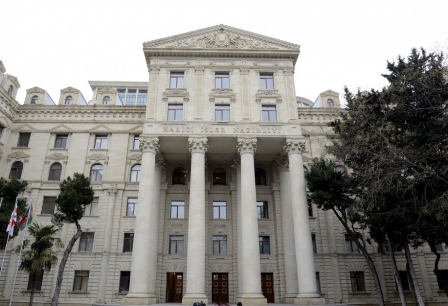 Azerbaijan`s Foreign Ministry: Official Yerevan today proceeds from annexationist and not from reality related position