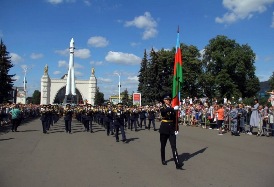 Azərbaycanın hərbi orkestri “Spasskaya başnya” beynəlxalq hərbi-musiqi festivalında çıxışlarını davam etdirir