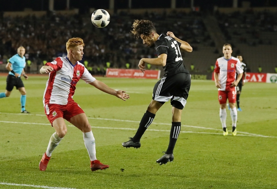 “Qarabağ” - “Linfild” oyununun birinci hissəsi Ağdam təmsilçisinin xeyrinə başa çatıb - 1:0