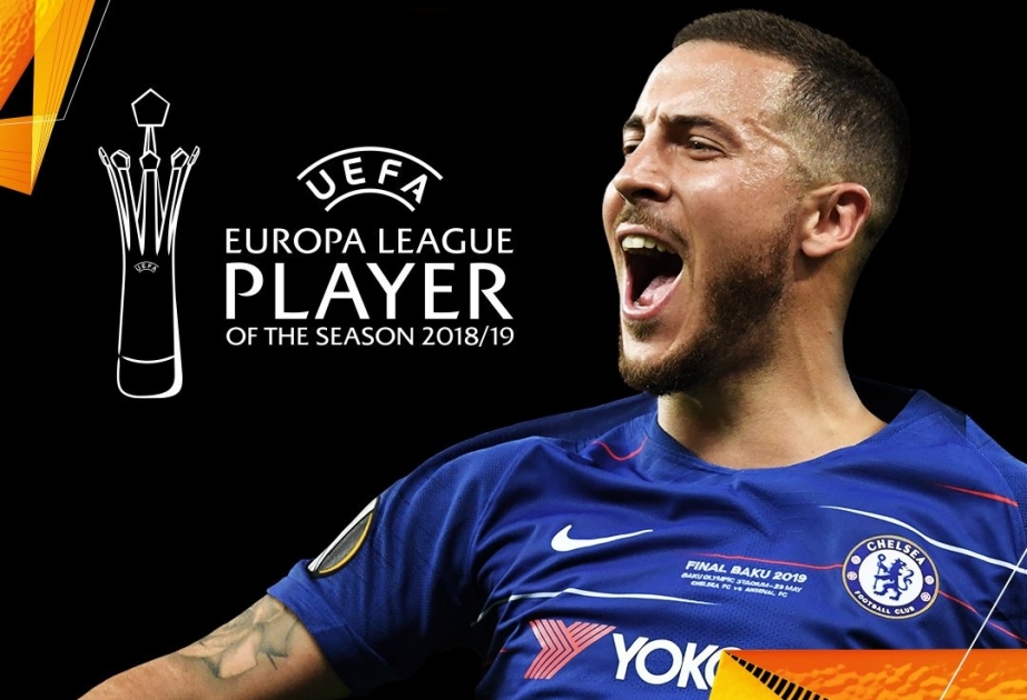 Eden Hazard ötən mövsüm UEFA Avropa Liqasının ən yaxşı oyunçusu seçilib