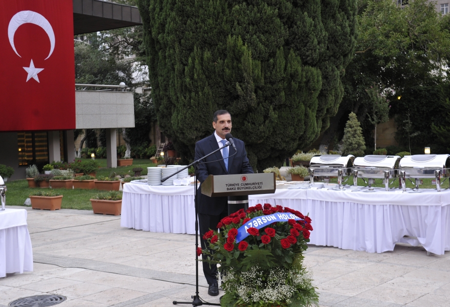 Bakıda Türkiyənin Zəfər bayramı münasibətilə rəsmi qəbul təşkil edilib